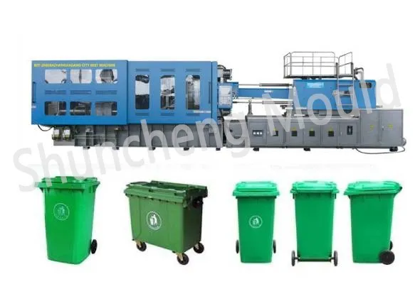 Large Public Trash Can Plastic Mold 4 Large Public Trash Can Plastic Mold 4